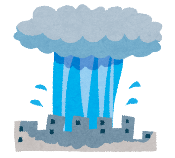 ゲリラ豪雨による気象病ってなに？　リラク北浦和