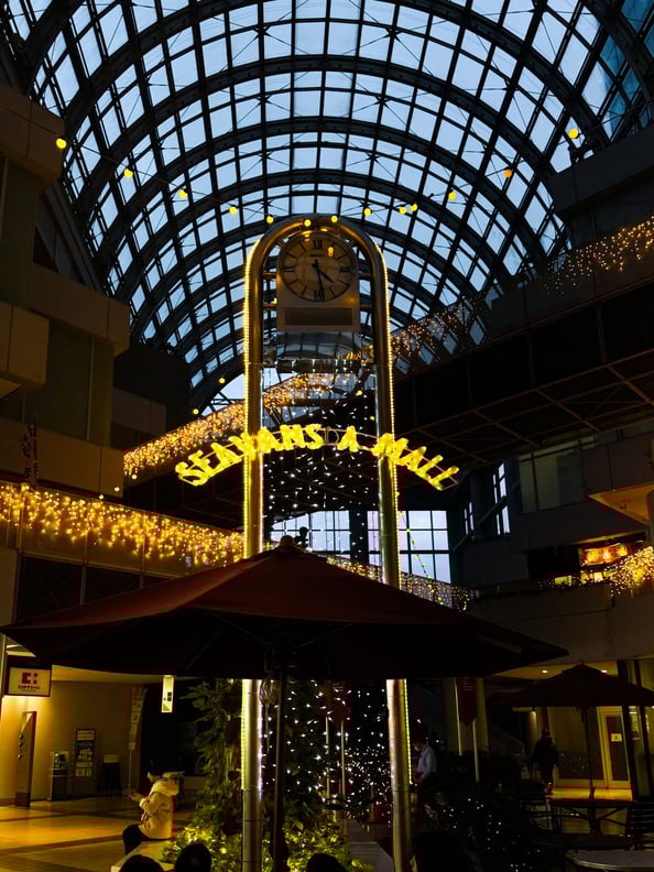 シーバンスでイルミネーション