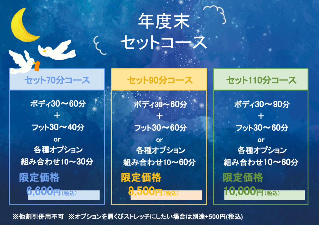 【Re.Ra.Kuベルファ都島店】3月のキャンペーンコース！