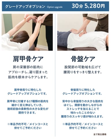 【Re.Ra.Ku元住吉店】 本日のご案内◎可動域向上にグレードアップケア♪