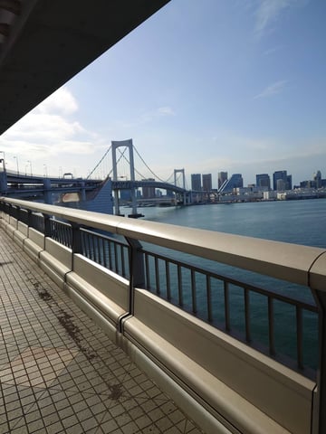 レインボーブリッヂを渡りました！