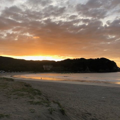 母娘初1泊2日の海水浴旅行