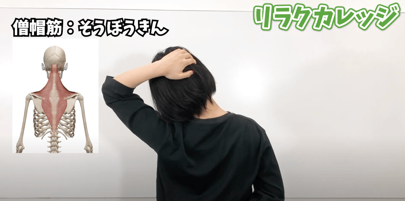 〈肩が辛い時〉セルフストレッチ