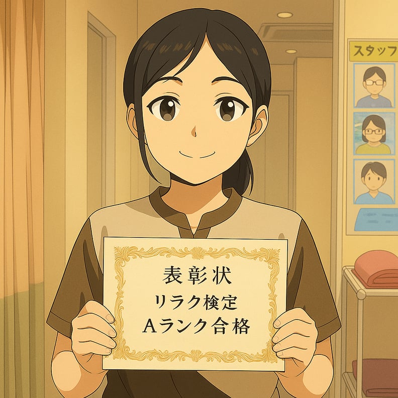 祝！！リラク検定合格のお知らせ