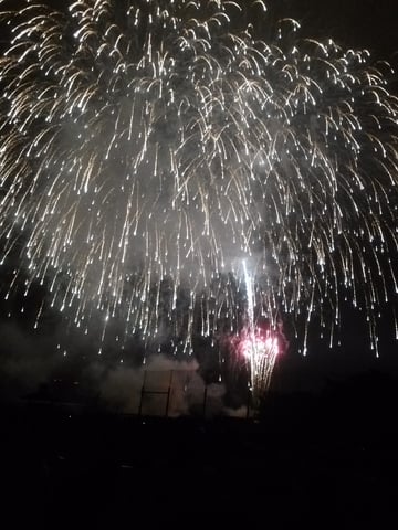 花火見に行きました！！プライベート☆