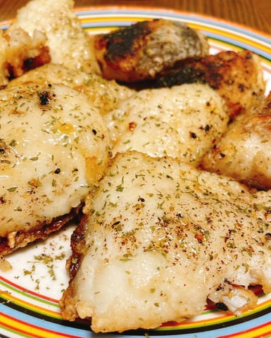 クロダイのバターソテー