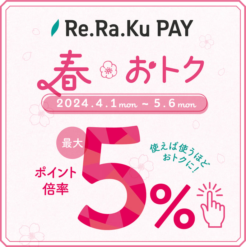 Re.Ra.Ku PAY 4月キャンペーン