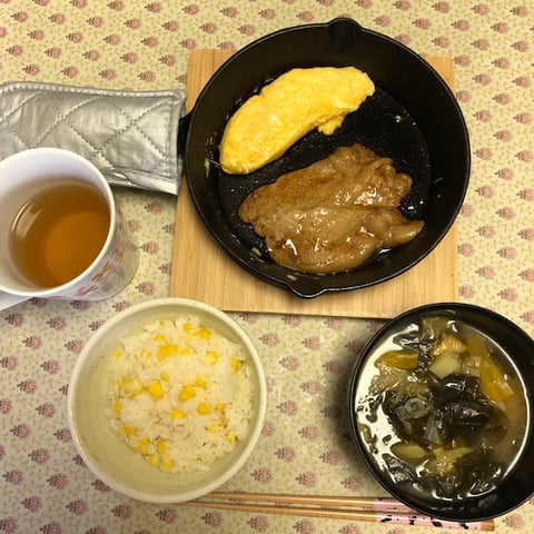 あらい家の夏の食卓