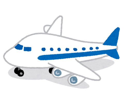 初めての飛行機