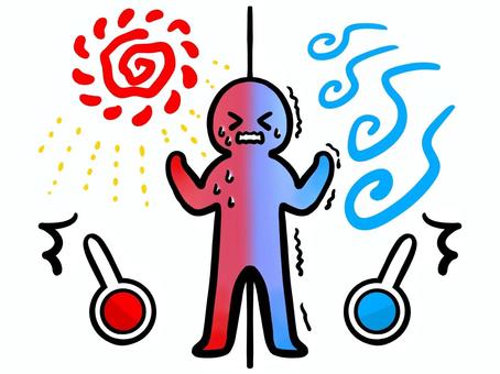 寒暖差激しい時は温めが大事！