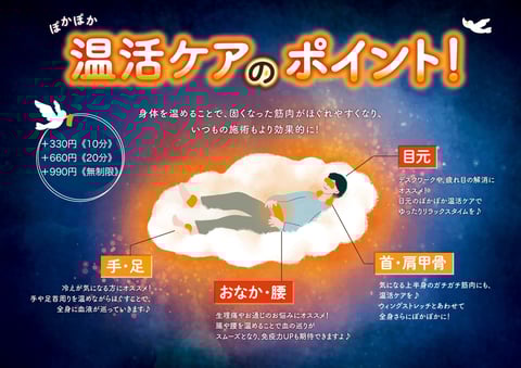 温めながらほぐすメリット