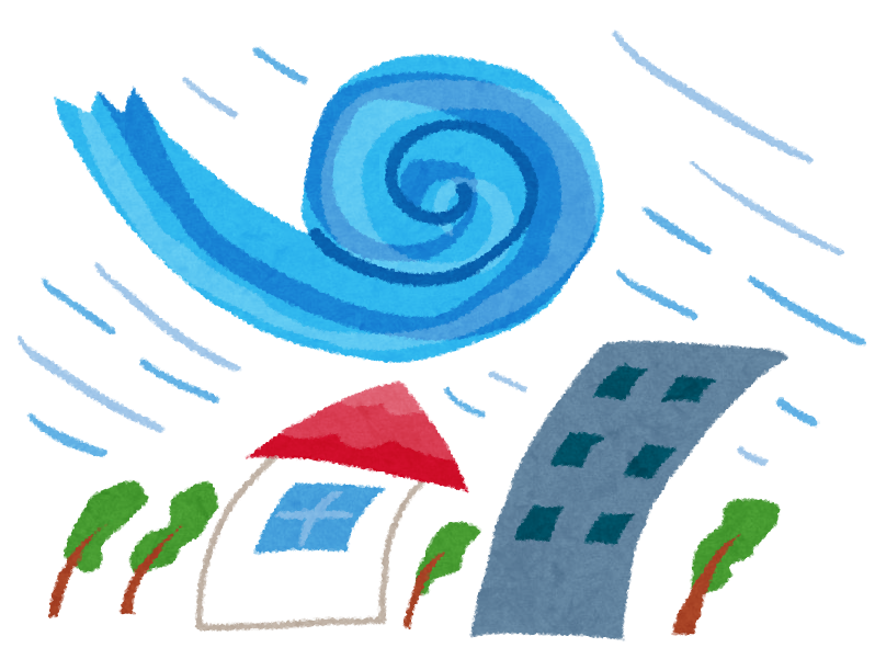 台風お気を付けて！