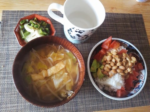 納豆ご飯アレンジ①
