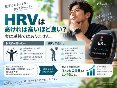 HRVは高ければ高いほど良い？