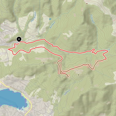 Einsteiger-Tour von Tegernsee durch das Alpbachtal zum Aussichtspunkt Galaun am Riederstein