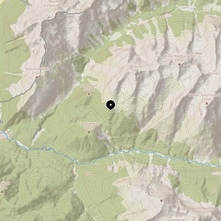 Pleisenhütte – Kartenausschnitt