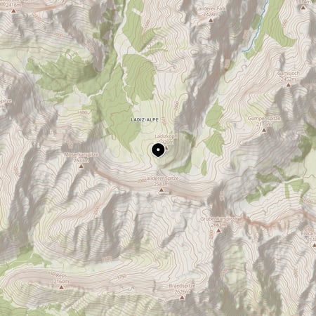 Falkenhütte – Kartenausschnitt