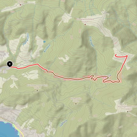 Gemütliche Einsteiger- oder Feierabendtour von Tegernsee durch das Alpbachtal zur Kreuzbergalm