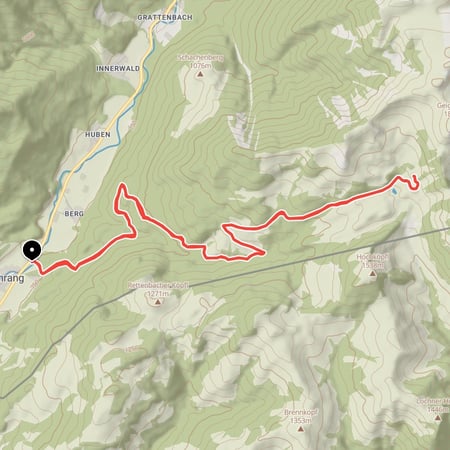 Von Sachrang / Aschau im Chiemgau über die Tal Alm hinauf zur Priener Hütte am Fuße des Geigelstein