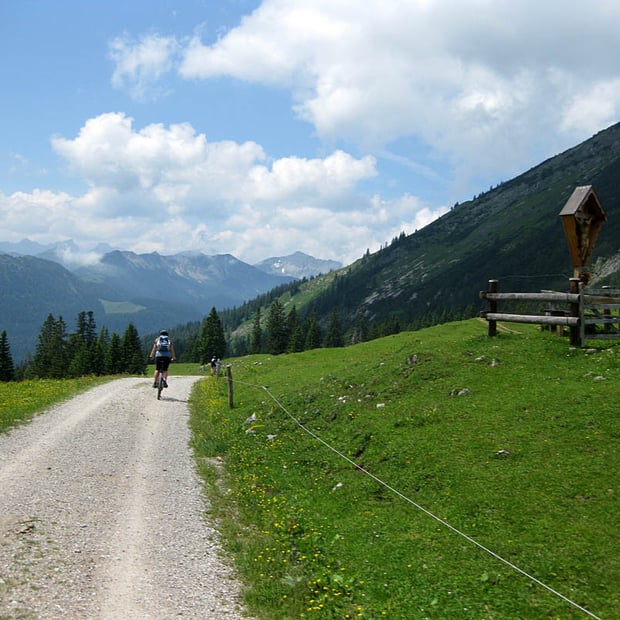 Juifen-Runde von Fall über die Via Bavarica Tyrolensis nach Achenwald und zur Rotwandlhütte am Juifen