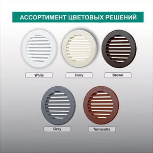 Решетка вентиляционная РКН фланец D160 D196 ASA ERA