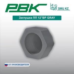 Заглушка ПП 12″ВР GRAY