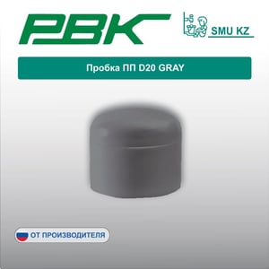 Пробка ПП D20 GRAY