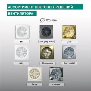 Вентилятор накладной AURA С5 обратный клапан