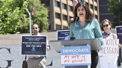 Georgia Democrats are sounding the alarm over potential mass voter challenges ahead of the November election.