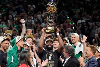 Marietta native and Wheeler High School graduate Jaylen Brown was voted the NBA Finals MVP on Monday as the Celtics clinched a championship.