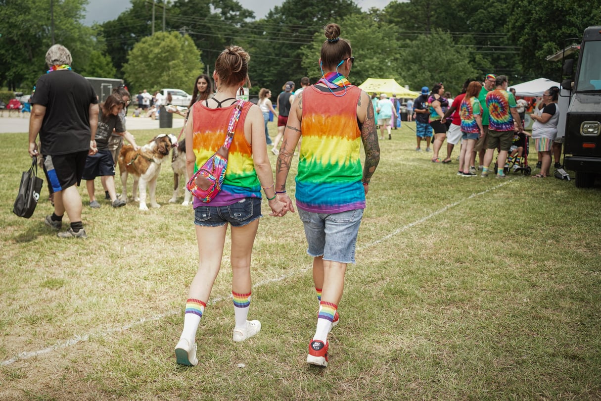 Over 4,000 people came to Rome, Georgia to celebrate the city's 3rd annual Pride festival and parade the last weekend of June.