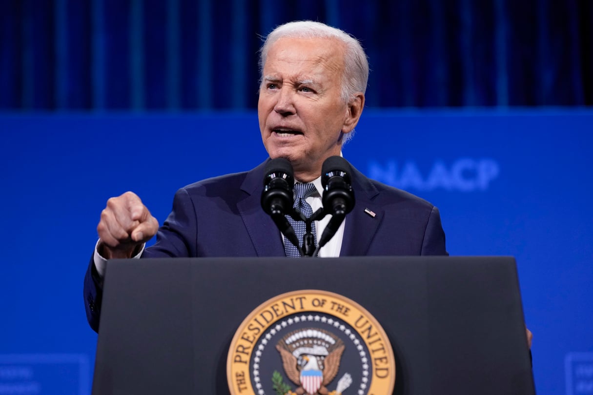 President Joe Biden's campaign is insisting anew that he is not stepping aside as he faces the stark reality that many Democrats at the highest levels want him to bow out of the 2024 election.