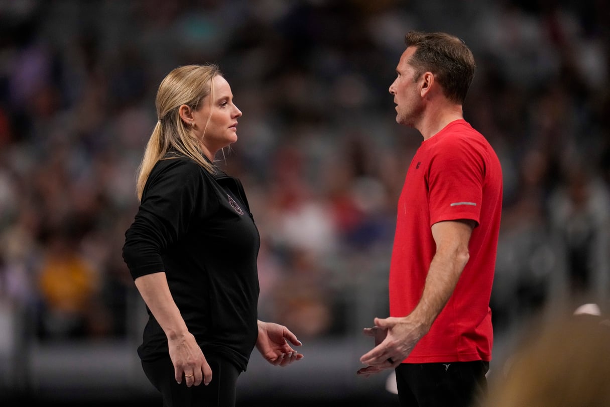UGA gymnastics co-head coach Cecile Landi and her husband Laurent are heading home for the Olympics. They are the personal coaches of two U.S. gymnasts, including superstar Simone Biles.