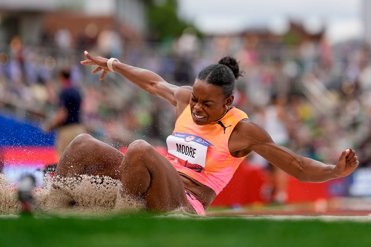 University of Georgia alum Jasmine Moore is the first U.S. woman to make the Olympic Games in both the triple jump and the long jump.