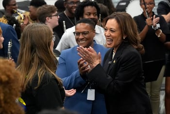 Vice President Kamala Harris is holding a presidential campaign rally at Enmarket Arena in Savannah. It's the final event of the campaign's two-day swing through South Georgia.