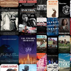 A collage of movie posters.