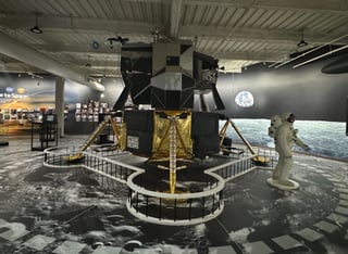 A model of the lunar lander