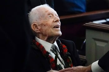 Jimmy Carter is expected to mark his 100th birthday on Tuesday in the same one-story home he and Rosalynn built in the early 1960s.
