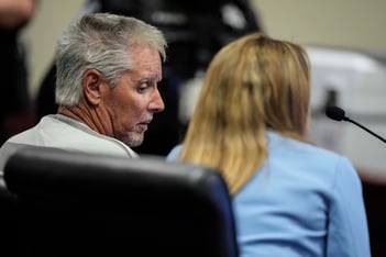 Colin Gray, father of the Apalachee High School shooting suspect, sits in court.