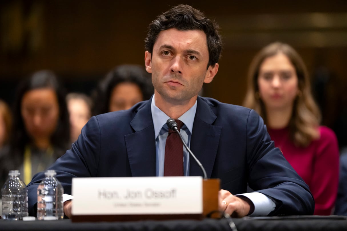 U.S. Sen. Jon Ossoff calls for Trump administration to reverse its economic policies