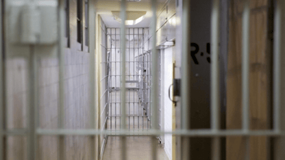 The interior of the Clayton County Jail