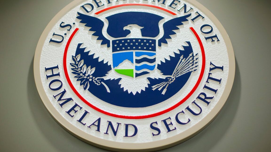 The logo of the US Department of Homeland Security