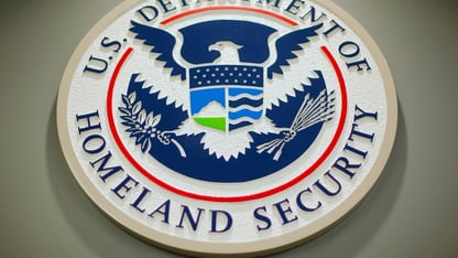 The logo of the US Department of Homeland Security