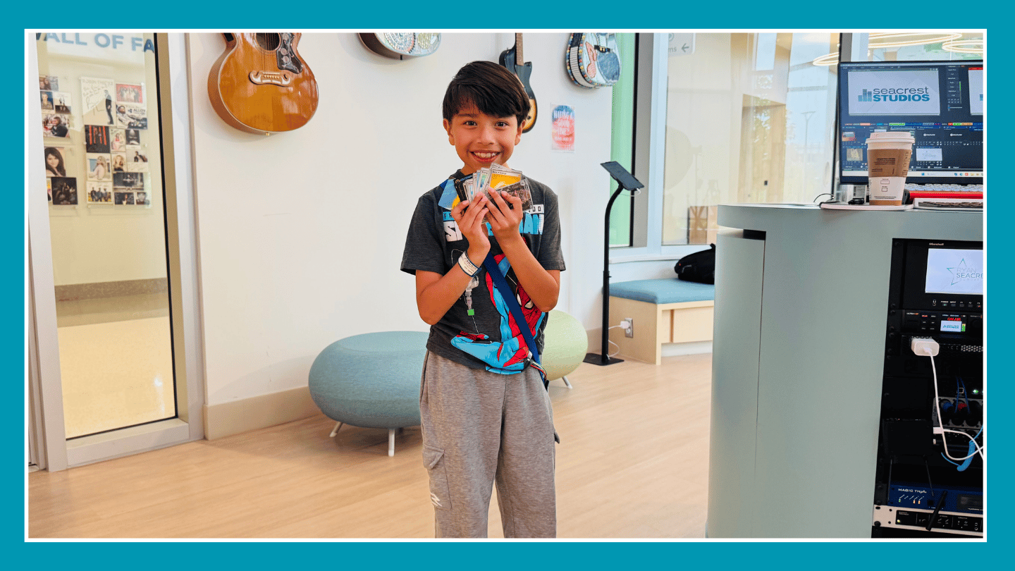 Seacrest Studios inspires young hospital patients to use their voice and creativity