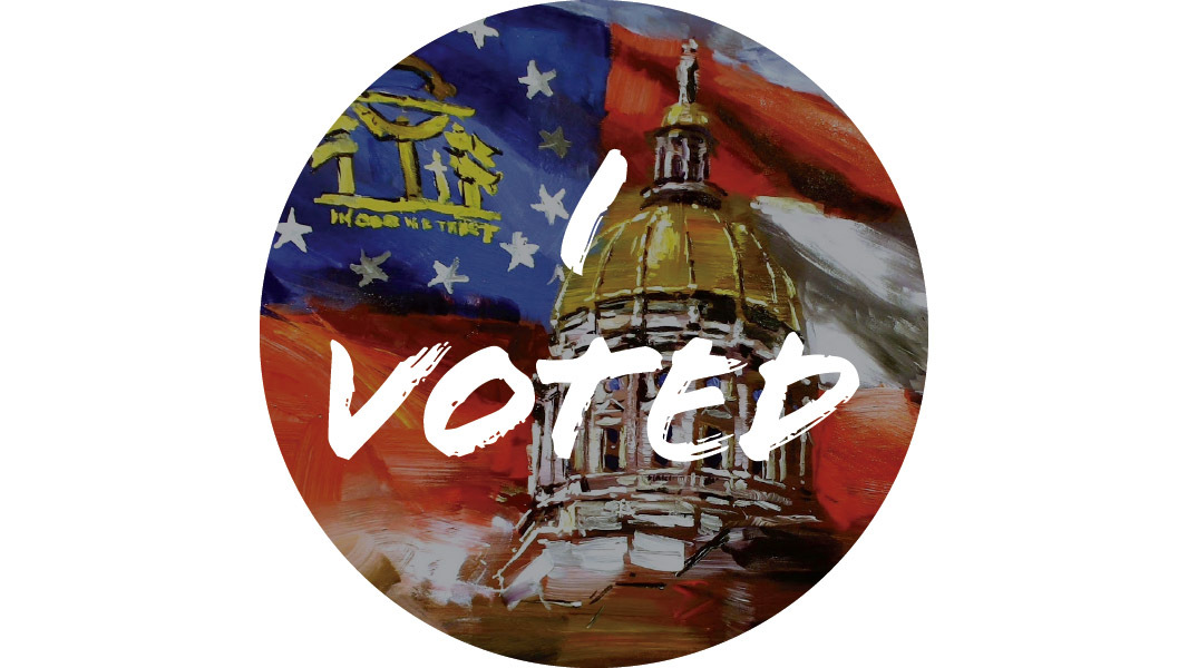 Georgia debuts new 'I Voted' sticker for midterm elections
