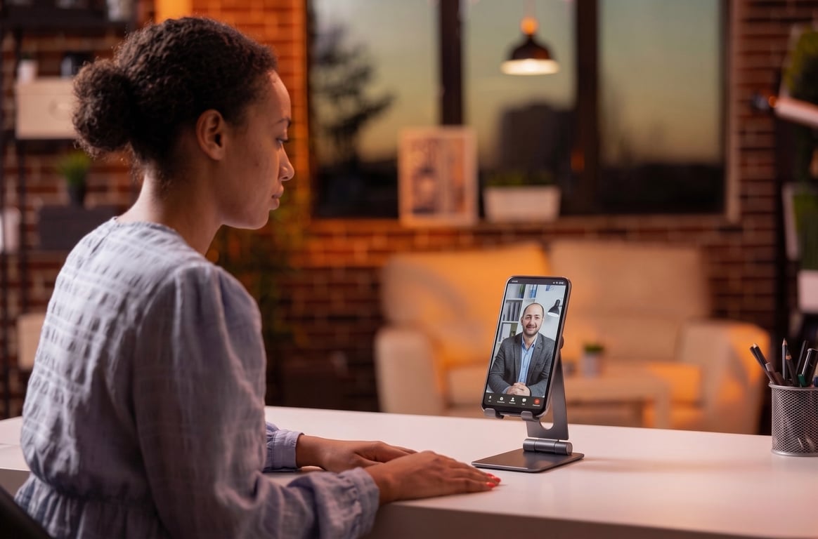 Video consultation screen