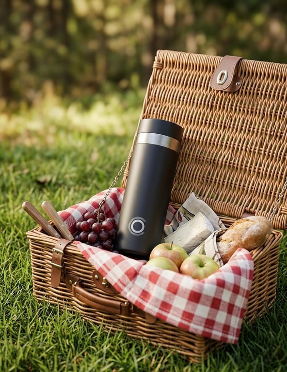 Hydra One Abyss Black in picnic basket