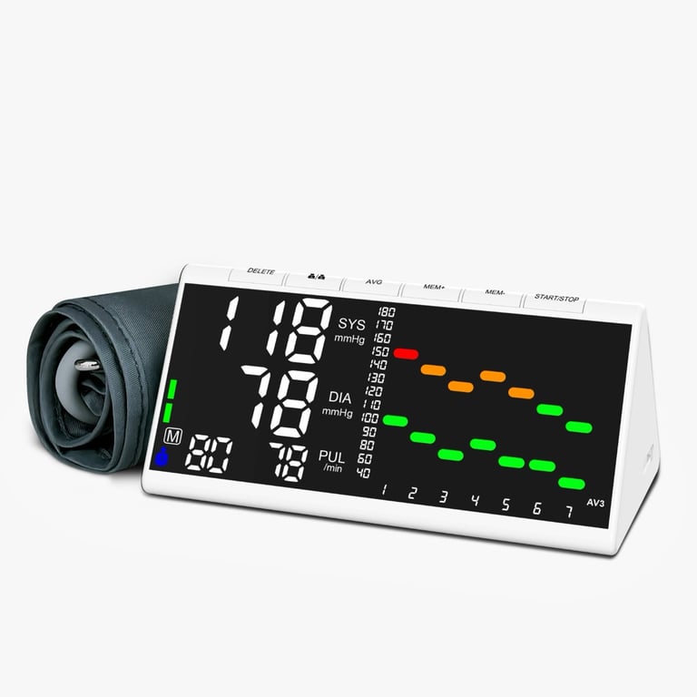 BP Monitor white finish