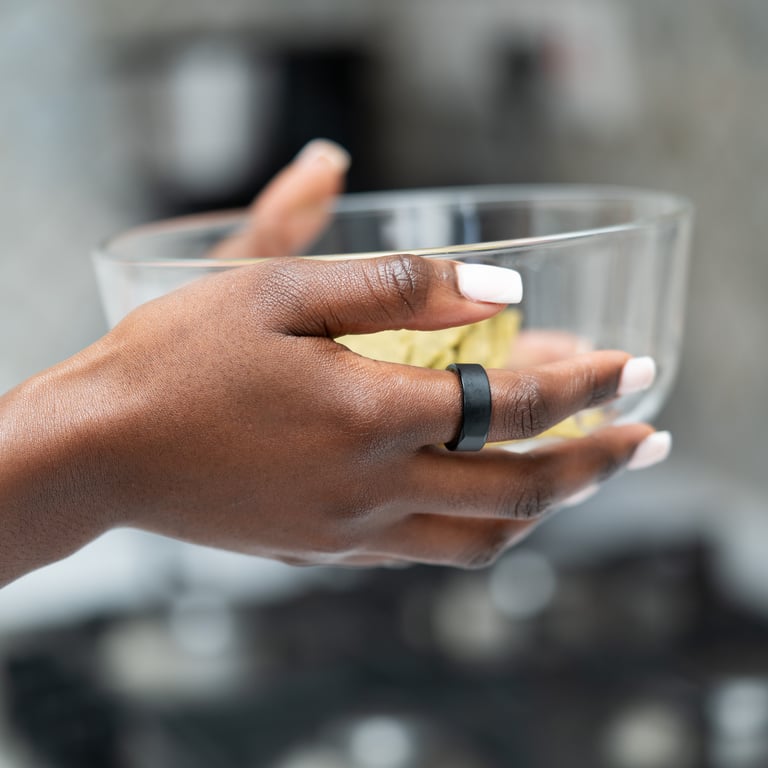 Ring One Phantom Black — in the kitchen