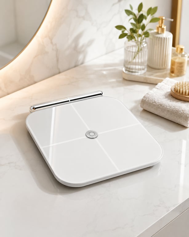Scale Pro Frost White on marble counter